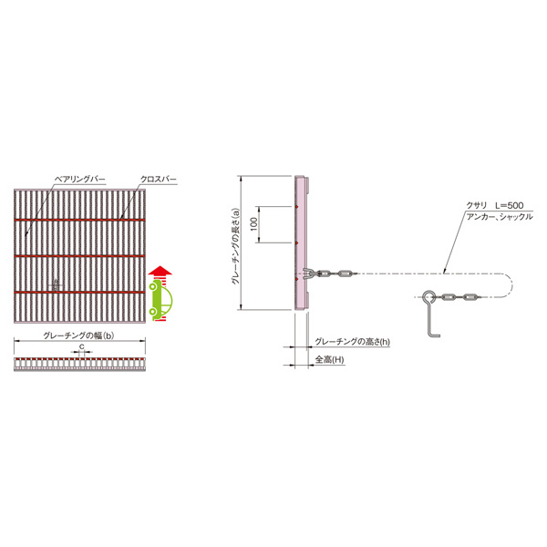 特殊改良桝用スチールグレーチング（東京都CD型） CXHCD | 株式会社