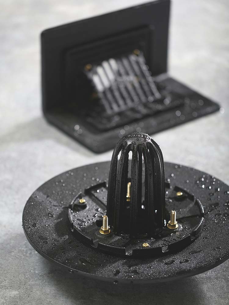 よこ引きドレン 防水層張掛け幅100mm HCS-10SR | 株式会社中部